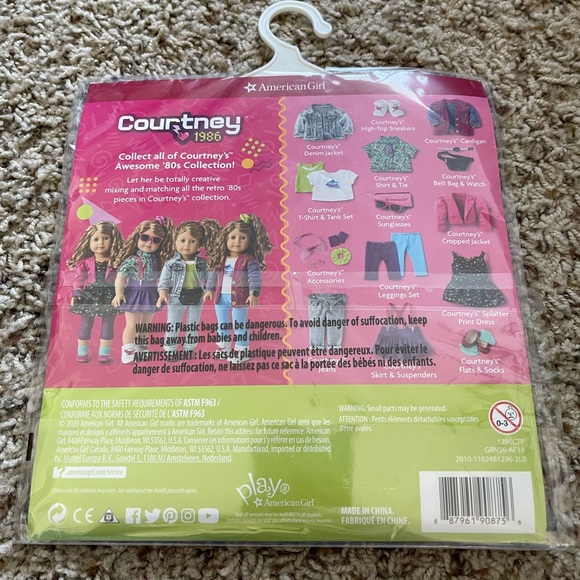 American Girl Courtney's Splatter Print Dress - Picture 2 of 2